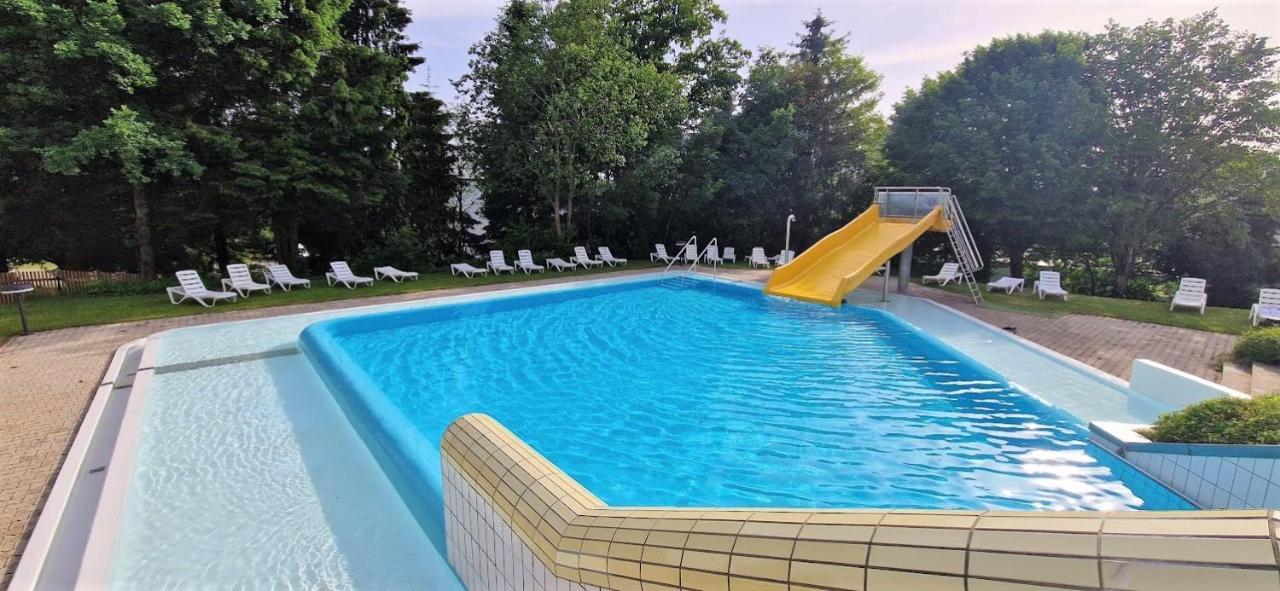 Pools, Sauna Und Balkon Mit Panoramablick Sankt Englmar Exterior foto